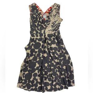 Yoana Baraschi Silk V-neck Dress